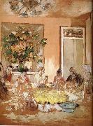 Edouard Vuillard Lunch oil painting artist